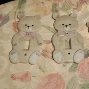 Teddy Bear Light Switch and Hook